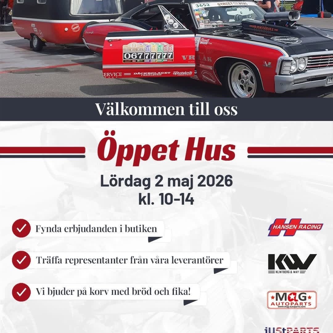 Öppet hus på V8-shoppen